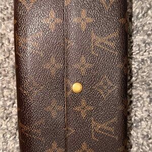 Louis Vuitton Brown Leather Wallet
